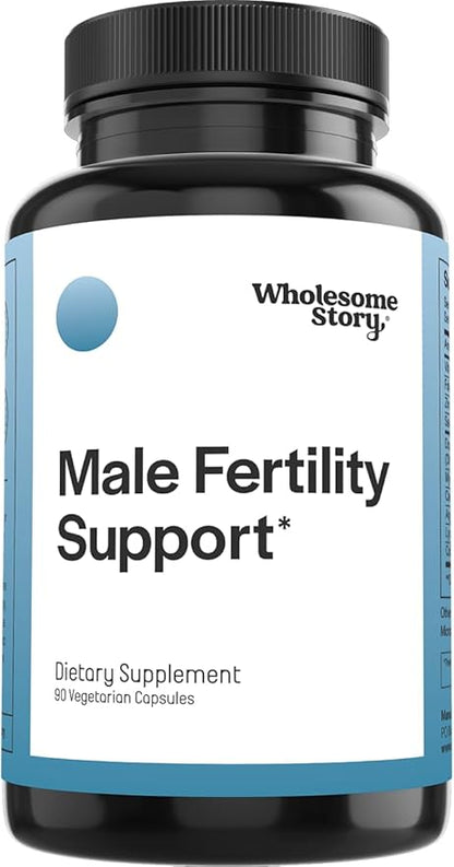 Fertility Supplements for Men | Male Fertility Support | Mens Fertility Vitamin Supplement | Mens Prental Vitamins | Healthy Sperm & Motility | Clean Label Project Certified | 30 Day Supply Capsules