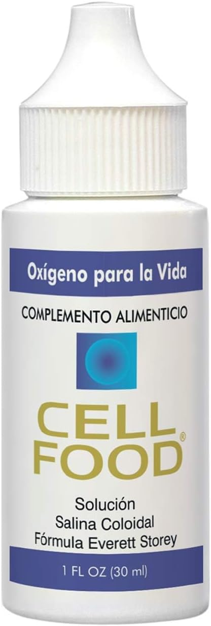 Cellfood Liquid Concentrate, 1 fl oz - Oxygen + Nutrient Supplement - Supports Immune System, Energy, Endurance, Hydration & Overall Health - Gluten Free, Non-GMO, Cert. Kosher - Makes Over 22 Quarts