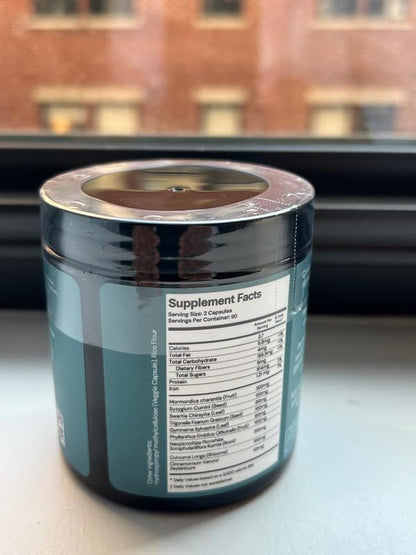 CuraLin - Supports Blood Sugar, Effective, and 100% Natural Supplement - 180 Capsules - 30 Day Supply - (New Packaging)