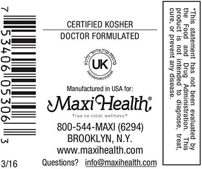 Maxi Health Two Complete - Multivitamins and Minerals - Full Potency - 60 Capsules – Kosher