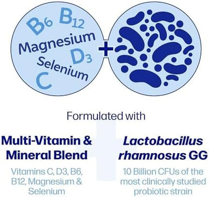 Culturelle Daily Health 8-in-1 Probiotic and Multivitamin for Men - 30 Count - Naturally-Sourced Probiotics for Digestive Health & Immune Support, with Magnesium, Vitamin D3, Vitamin C, Vitamin B12