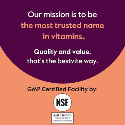 BESTVITE L-Glutamine 1000mg per Capsule (240 Capsules) - Free Form - No Stearates - No Fillers - Gluten Free - Non GMO - Pure L Glutamine Supplement - Maximum Strength Glutamine Capsules