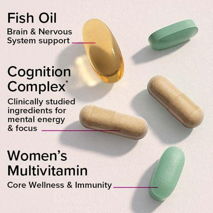 GNC Women's Focus & Cognition Vitapak Program (30 Servings)