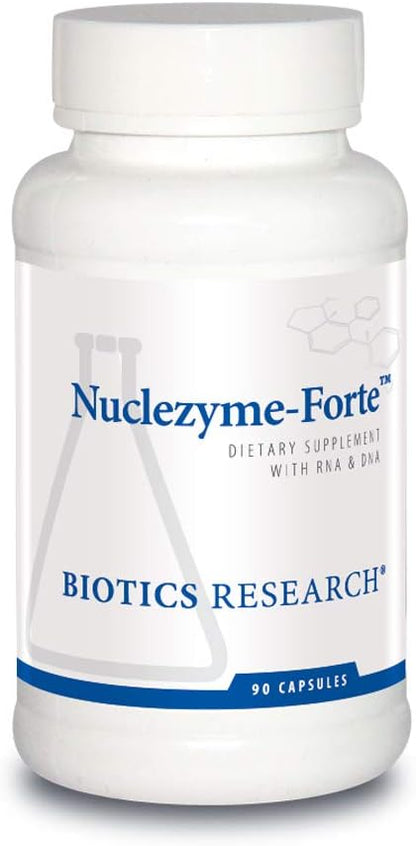 Biotics Research Nuclezyme-Forte™ – RNA/DNA B-Complex. Supplemental Source of RNA and DNA. Fortified Multivitamin/Mineral Formula 90 Caps.