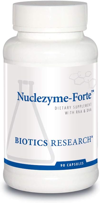 Biotics Research Nuclezyme-Forte™ – RNA/DNA B-Complex. Supplemental Source of RNA and DNA. Fortified Multivitamin/Mineral Formula 90 Caps.
