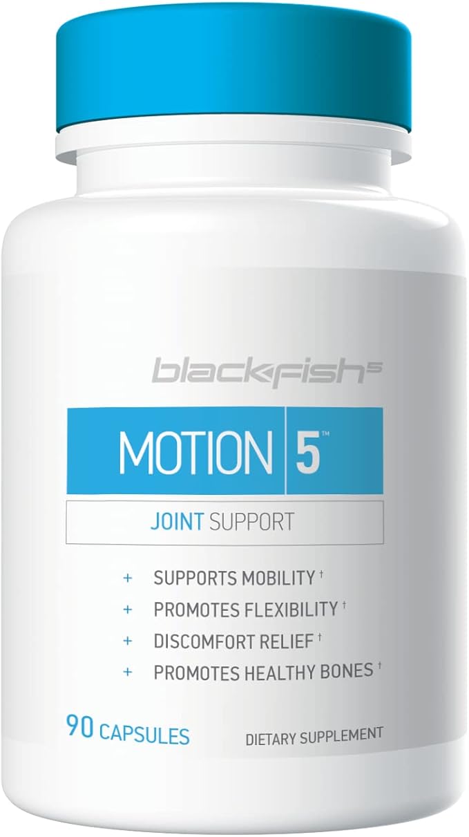 Motion 5 - Glucosamine Chondroitin MSM Supplement - 90 Capsules (30 Day Supply)