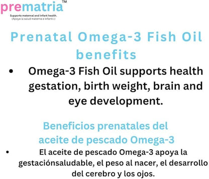 Prematria Prenatal Multivitamin Folic Acid Omega-3 Fish Oil Softgel