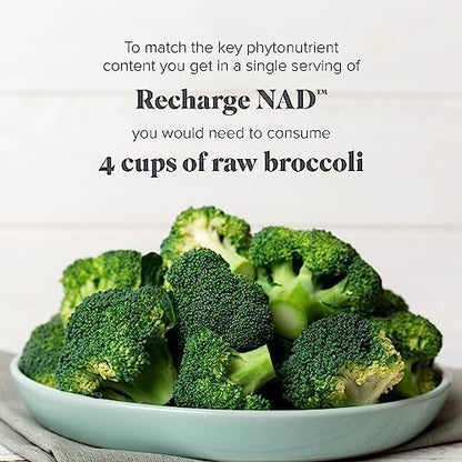 Isagenix Recharge NAD - Cellular Detox, Comprehensive Healthy Aging, and Energy Support - 1 Bottle - 60 ct Targeted Release Capsules