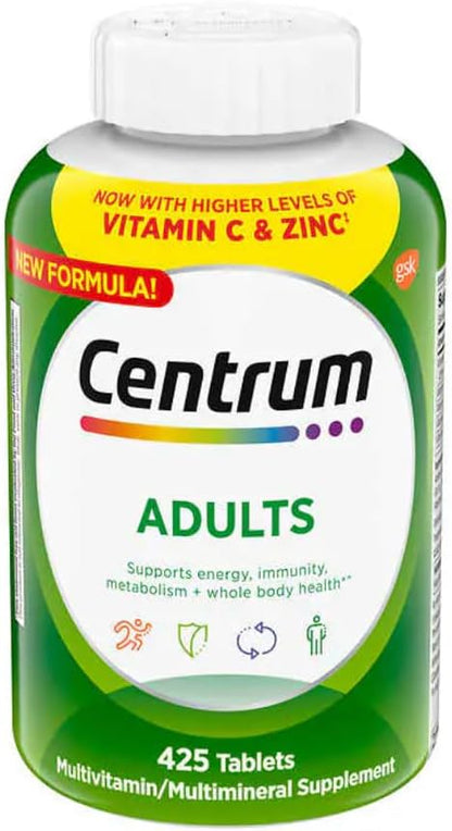VANBAR Centrum Adults Multivitamin, 425 Tablets
