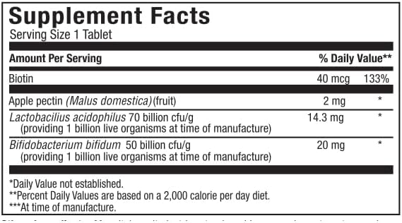 Maxi Health Yummie Oraldophilus - Acidophilus Probiotics - Tropical Flavor - 50 Chewies - Kosher