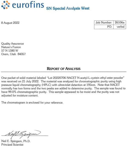 Neuro NAC Supplement 375mg Extra Strength with 1800mg Glycine - N-Acetyl Cysteine Ethyl Ester - 20x More Bioavailable Than NAC 600 mg - Boost Glutathione 10x More Than Liposomal Glutathione - NACET