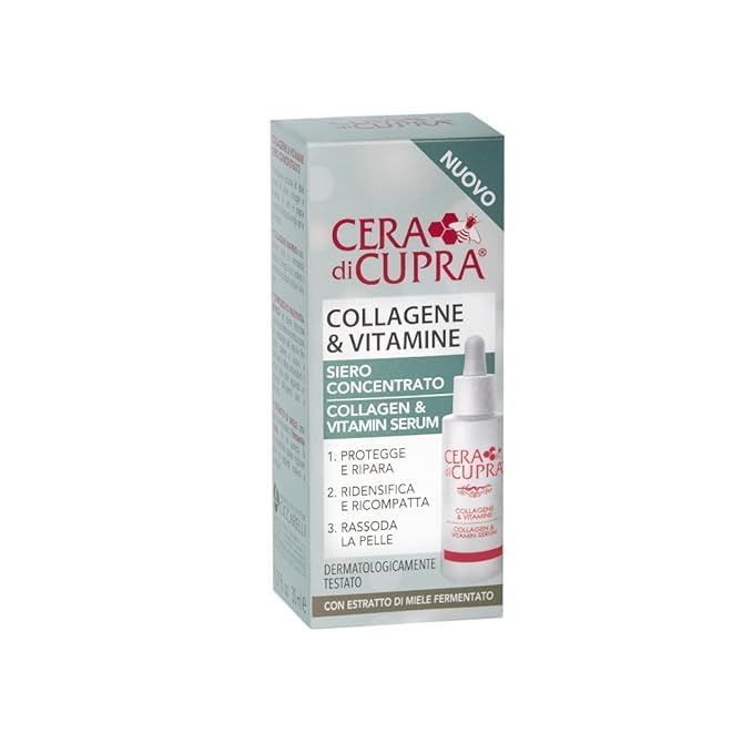Collagen and Vitamin Serum - Concentrated Anti-Aging Solution - Multivitamin Complex for Skin Reconstruction (30 ml)