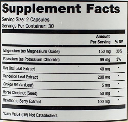 Capisette Water Retention Support - Reduces Swollen Feet, Ankles, and Legs - Reduce Swelling & Fluid Retention from Edema. Includes: Potassium, Dandelion Root, & More- Dietary Supplement (60 capsules)