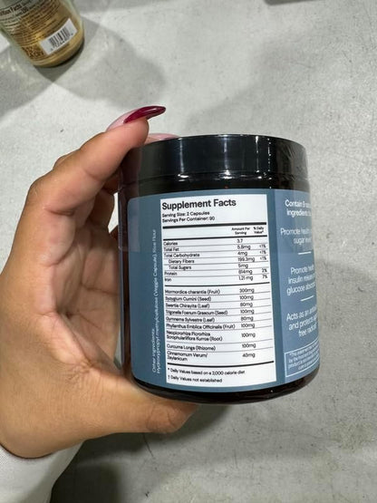 CuraLin - Supports Blood Sugar, Effective, and 100% Natural Supplement | 2 Pack - 2 Month Supply (New Packaging)