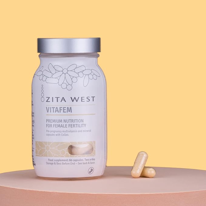 Vitafem Premium Fertility Supplement for Women - Prenatal Vitamins with Folate for Preconception Support - 60 Capsules (1 Month Supply)