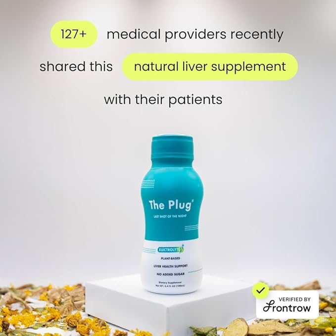 The Plug Cleanse Detox Drink, 96-Pack - All-Natural Plant-Based Electrolyte & Liquid Hydration Pack - Regain Key Nutrients Support Drink