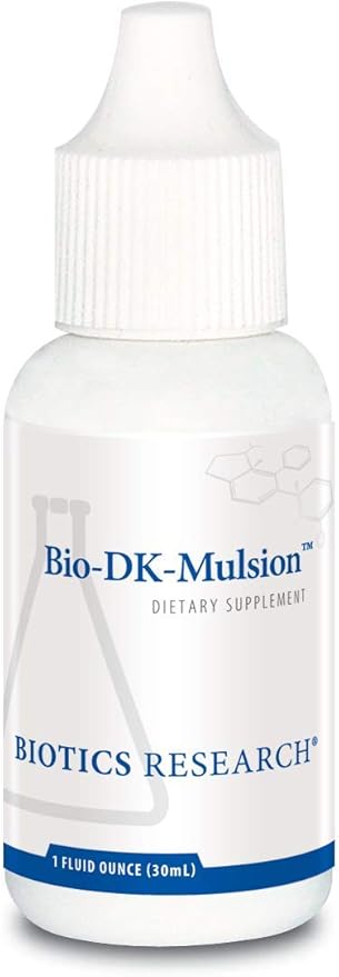 Biotics Research Bio-DK-Mulsion™–Emulsified Liquid Vitamin D and K, D3 Drops 125 mcg & Vitamin K (K1, K2) 300 mcg MK-7–Supports Stronger Bones, Musculoskeletal Strength, Healthy Heart & BMI 1 fl oz