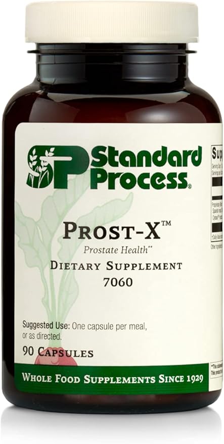 Standard Process Prost-X - Whole Food Prostate, Bone Health Supplement and Bone Support with Spanish Moss - 90 Capsules