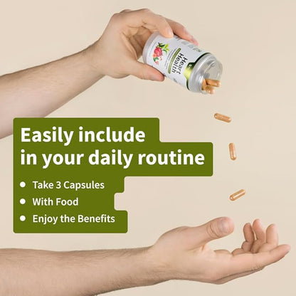 Snap Supplements Heart Health Supplements and Blood Circulation Supplements, 270 Capsules