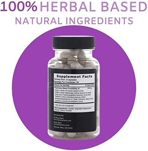 Natural Breast Enhancement Pills for Men and Women - Female Enhancement Pills - Growth Hormones for Men - Pills Promoting Breast Growth - (3 Pack)