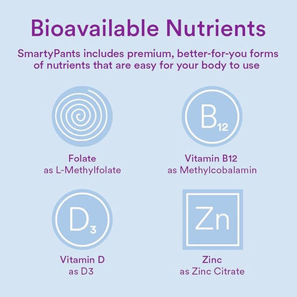 SmartyPants Toddler Multivitamin Gummies: Omega 3 Fish Oil (EPA/DHA), Vitamin D3, C, Vitamin B12, B6, Vitamin A, K & Zinc, Beta Carotene, Gluten Free, Three Fruit Flavors, 90 Count (30 Day Supply)