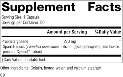 Standard Process Prost-X - Whole Food Prostate, Bone Health Supplement and Bone Support with Spanish Moss - 90 Capsules