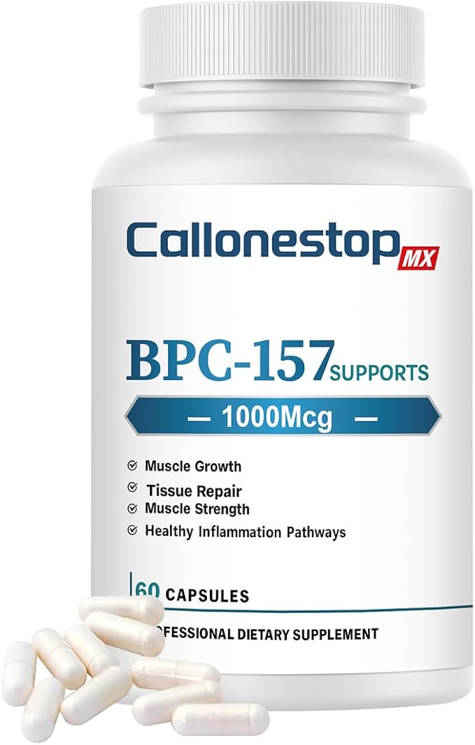 New B-pc 157 Peptide Capsules 1000mcg for Muscle & Workout Non-GMO, Dairy Free, Gluten Free, 60 Capsules