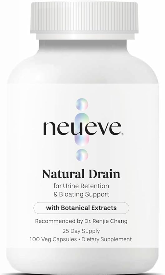 NeuEve Urine Control with Natural Drain Daily Supplement | Helps Reduce Urine Retention, Supporting a Healthy Urinary Tract