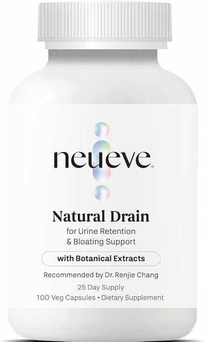 NeuEve Urine Control with Natural Drain Daily Supplement | Helps Reduce Urine Retention, Supporting a Healthy Urinary Tract