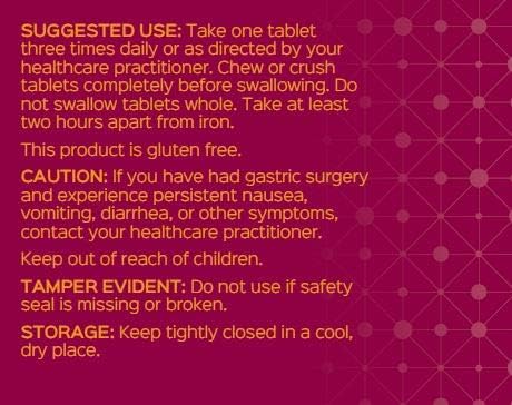 Bariatric Advantage Calcium Citrate Chewable 500 mg - for Bariatric Surgery Patients - High-Potency, Easy-Digest Tablets - Calcium Citrate - Bone Strength Supplements* - 270 Count - Cinnamon