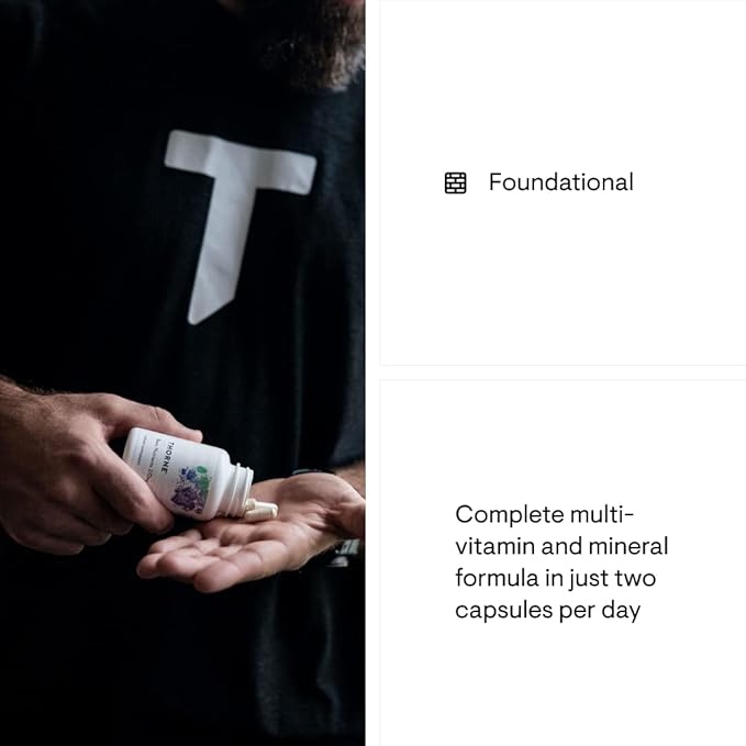 THORNE Basic Nutrients 2/Day - Comprehensive Daily Multivitamin with Optimal Bioavailability - Vitamin and Mineral Formula - Gluten-Free, Dairy-Free, Soy-Free - 60 Capsules - 30 Servings