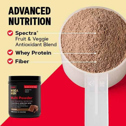 GNC Mega Men Multi Powder Chocolate