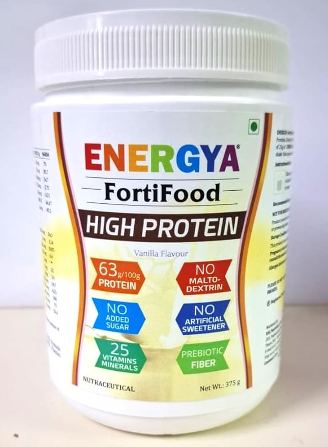 FORTIFOOD High Protein Powder 63g, Taste Best Whey & Plant Protein + Prebiotic Fiber, 24 Vitamins Minerals for Muscle, Metabolic & Women Health, Recovery, Immunity