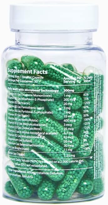 Giddy+Health Multivitamin with B-complex, D3, and zinc