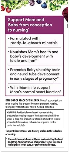 Rainbow Light High-Potency Prenatal One Multivitamin, Prenatal Health Multivitamin Supports Mom's Health and Baby's Development, With Vitamin C, Vegan, 60 Count