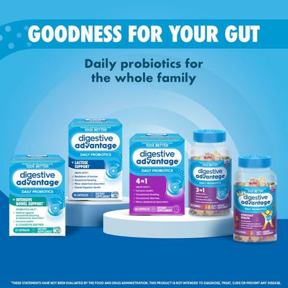 Digestive Advantage Lactose Defense - Breaks Down Lactose to Defend Against Digestive Upset, 96 Capsules (Pack of 2)