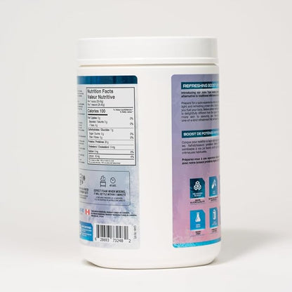 Protein Refresher (25 servings) - Revolutionary Juice-Type Whey Protein Powder for Fitness, Bodybuilding, Gym, or for bigger protein intake (25 Scoops, Peach Mango)