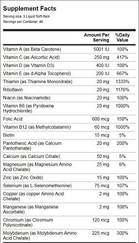 Irwin Naturals Women's Living Green Liquid-Gel Multi Vitamin - 70 Essential Nutrients, Vitamins, Wholefood Blend - Targeted Support - 120 Liquid Softgels