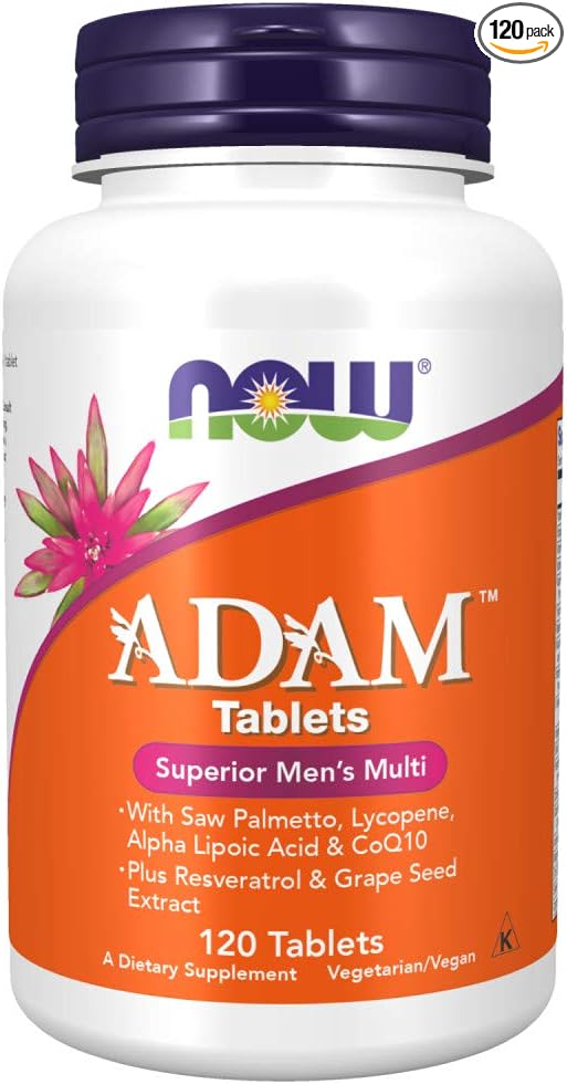 Now Foods Adam Men's Multiple Vitamin 120 Tabs