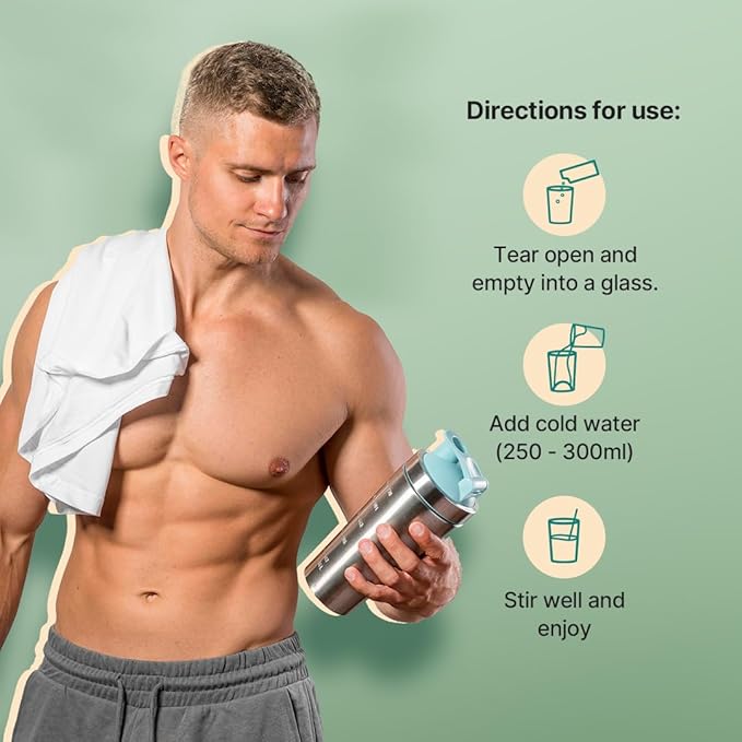 Sport Pea Protein Isolate Powder, Dairy, Gluten, Allergen, Soy Free 6 Flavors x 5 Sachets 100% Vegan Plant Protein | Sport Multi Pack 30