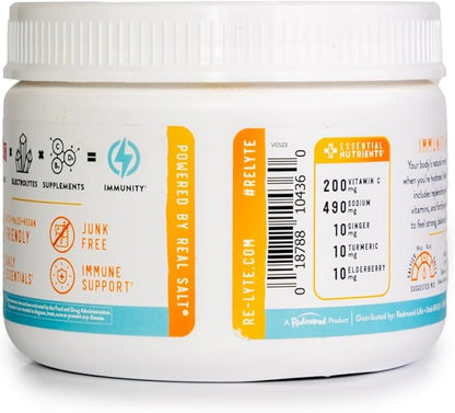 REDMOND Re-Lyte Immunity, Multivitamin Supplement Mix (Pinapple Orange)