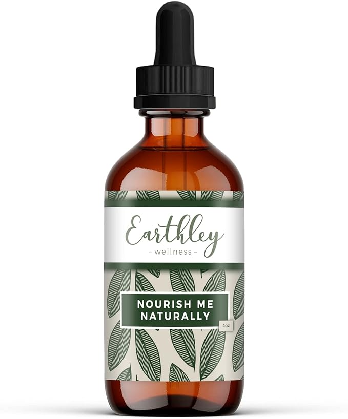 Earthley Wellness, Nourish Naturally, All Natural Herbal Multivitamin, Whole, Natural, Organic Herbs, Natually Occuring Vitamins and Minerals, Trace Minerals (4oz, Nourish Me)