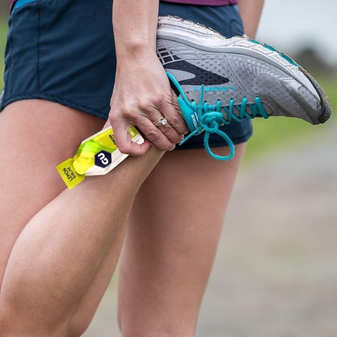 GU Energy Original Sports Nutrition Energy Gel, Vegan, Gluten-Free, Kosher, and Dairy-Free On-the-Go Energy for Any Workout, 24-Count, Lemon Sublime