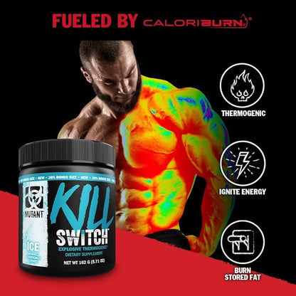 Mutant Killswitch Ultra Thermo | Thermogenic Pre Workout | Ice 162g