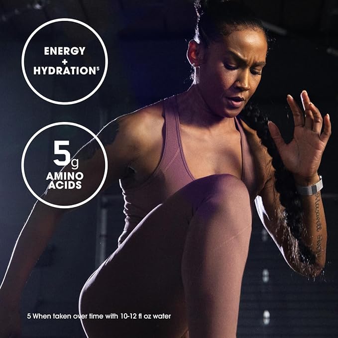 Optimum Nutrition Essential AMIN.O Energy & Electrolytes - Energy, Focus & Post-Workout Muscle Recovery - Strawberry Pre-Workout Electrolyte Powder Drink - Strawberry Burst, 1.51 lb (72 Servings)