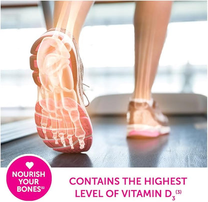 Caltrate Gummy Bites 500 mg Calcium and Vitamin D Supplement, Black Cherry, Strawberry, Orange - 100 Count