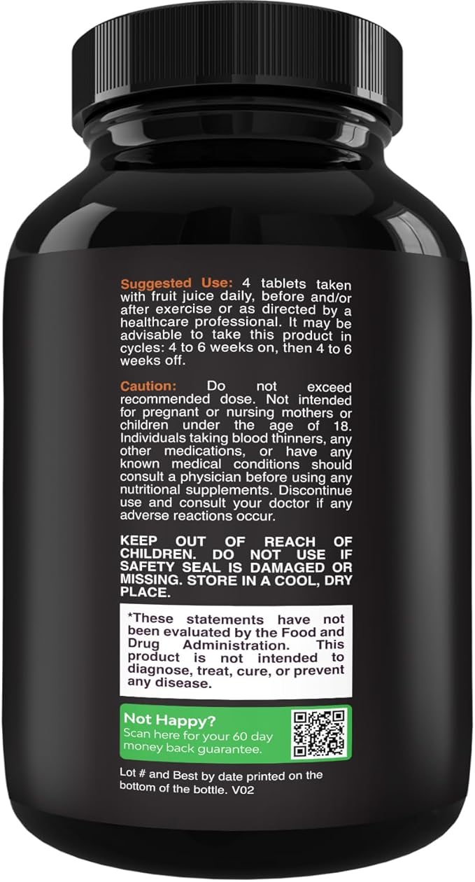High Strength Tri Phase Creatine Pills - Muscle Mass Gainer and Muscle Recovery Creatine HCL Pyruvate and Creatine Monohydrate Pills - Optimal Muscle Builder Creatine Supplement for Men and Women