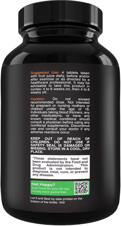 High Strength Tri Phase Creatine Pills - Muscle Mass Gainer and Muscle Recovery Creatine HCL Pyruvate and Creatine Monohydrate Pills - Optimal Muscle Builder Creatine Supplement for Men and Women
