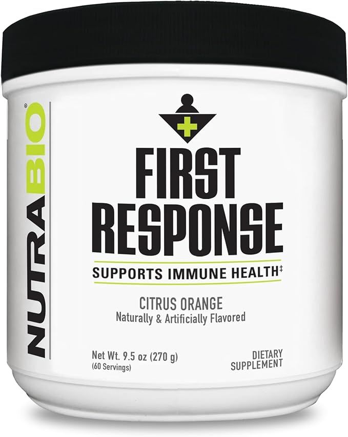 NutraBio First Response Vitamin Supplement, 270g – May Help Fortify Your Immune System for Everyday Health and Wellness
