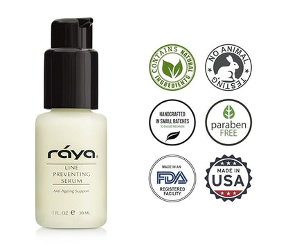 RAYA Line Preventing Serum (507) | Active, Anti-Aging Facial Treatment for All Skin | Helps Reduce Fine Lines and Wrinkles